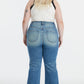 BAYEAS Full Size Ultra High-Waist Gradient Bootcut Jeans