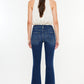 Kancan Cat's Whiskers Raw Hem Flare Jeans