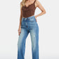 BAYEAS Full Size Ultra High-Waist Gradient Bootcut Jeans